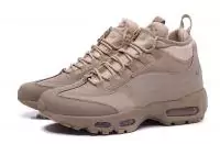 air max sneakerboot 95 ice running leather brown